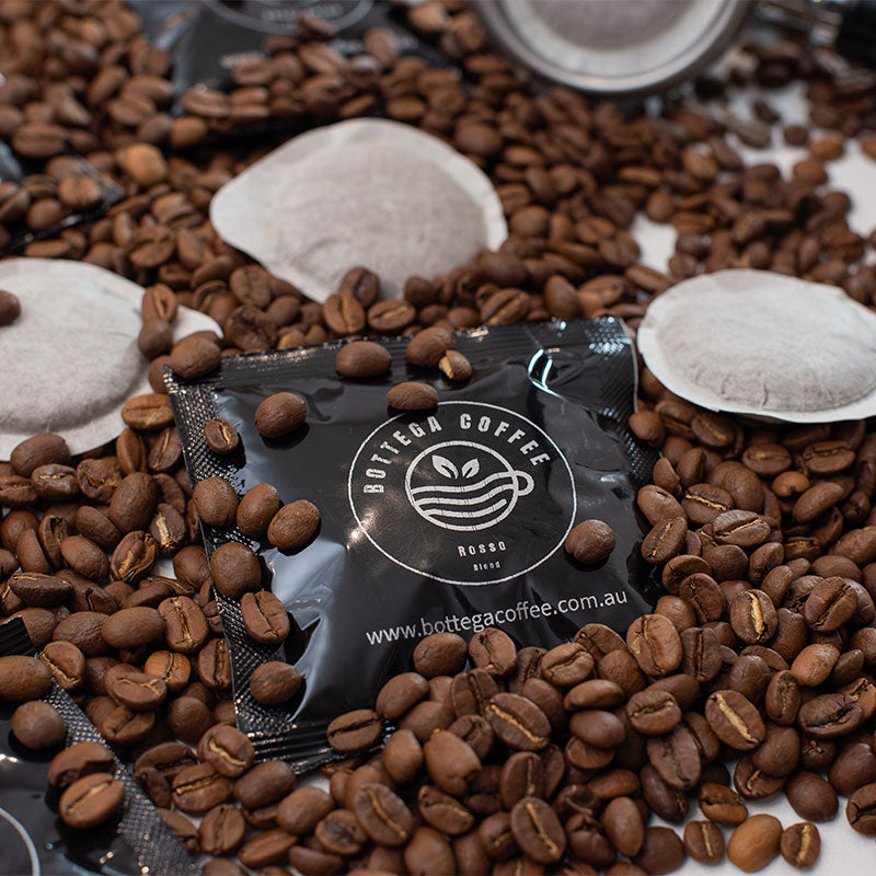 Coffee Pod Rosso (Naked Pods - 25 QTY Packs, not Individually Wrapped)