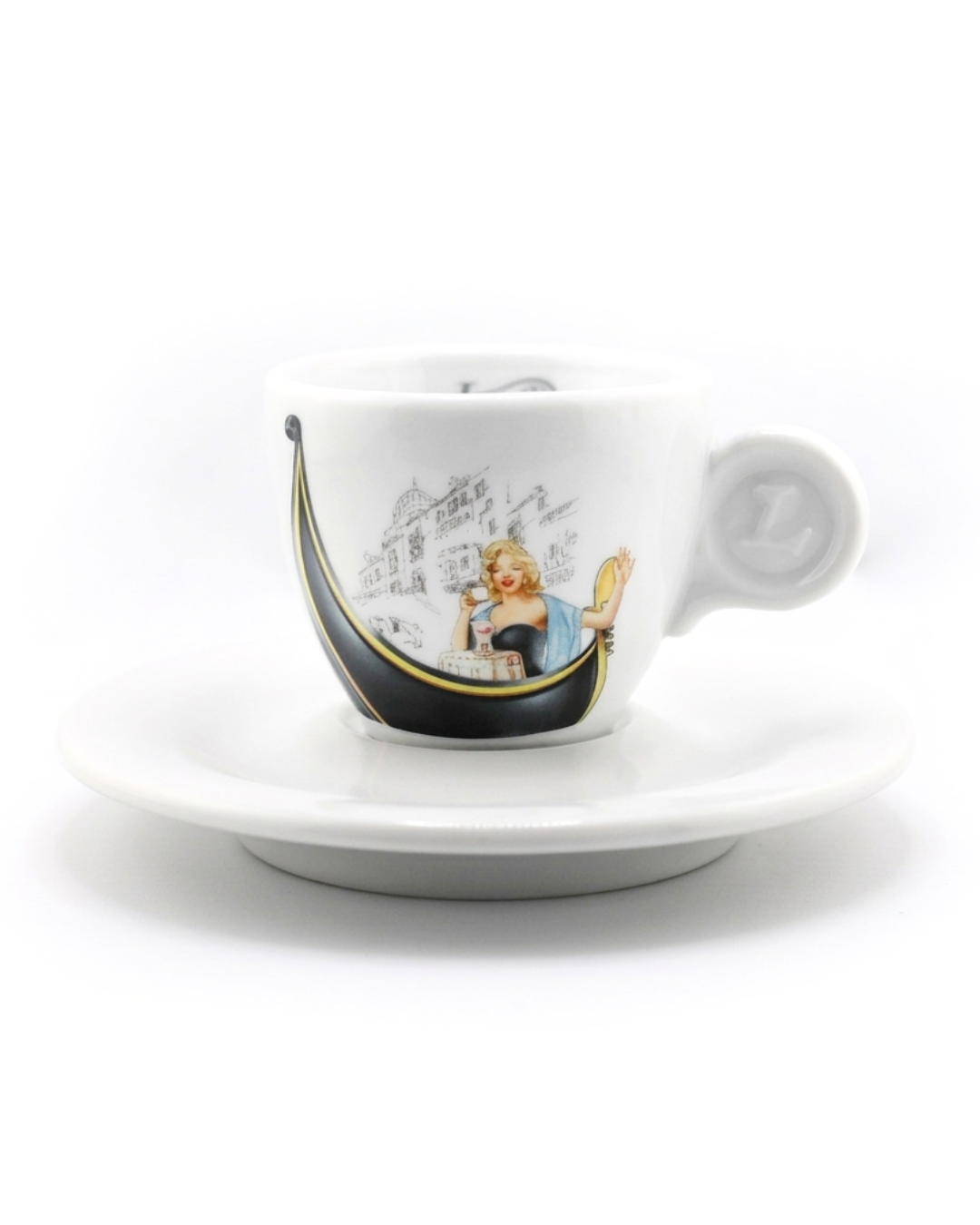 Lucaffé Marilyn Espresso Cup & Saucer (2pc)