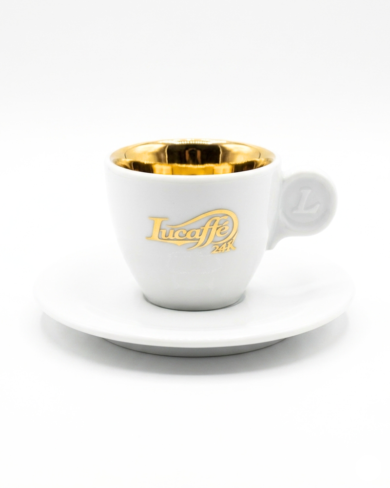 Lucaffé Oro 24K NR Espresso Cup & Saucer (2pc)