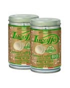 Lucaffé Crema Cafe BIO ESE pods, two 25-count tins