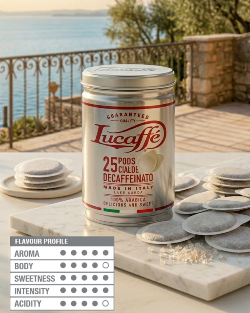 Lucaffé Decaffeinato - 100% Arabica ESE Coffee Pods