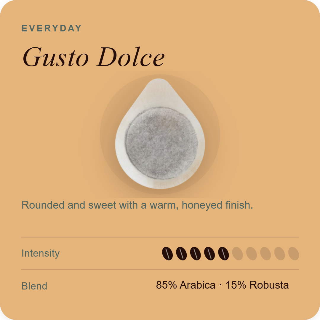 Coffee Pod Gusto Dolce