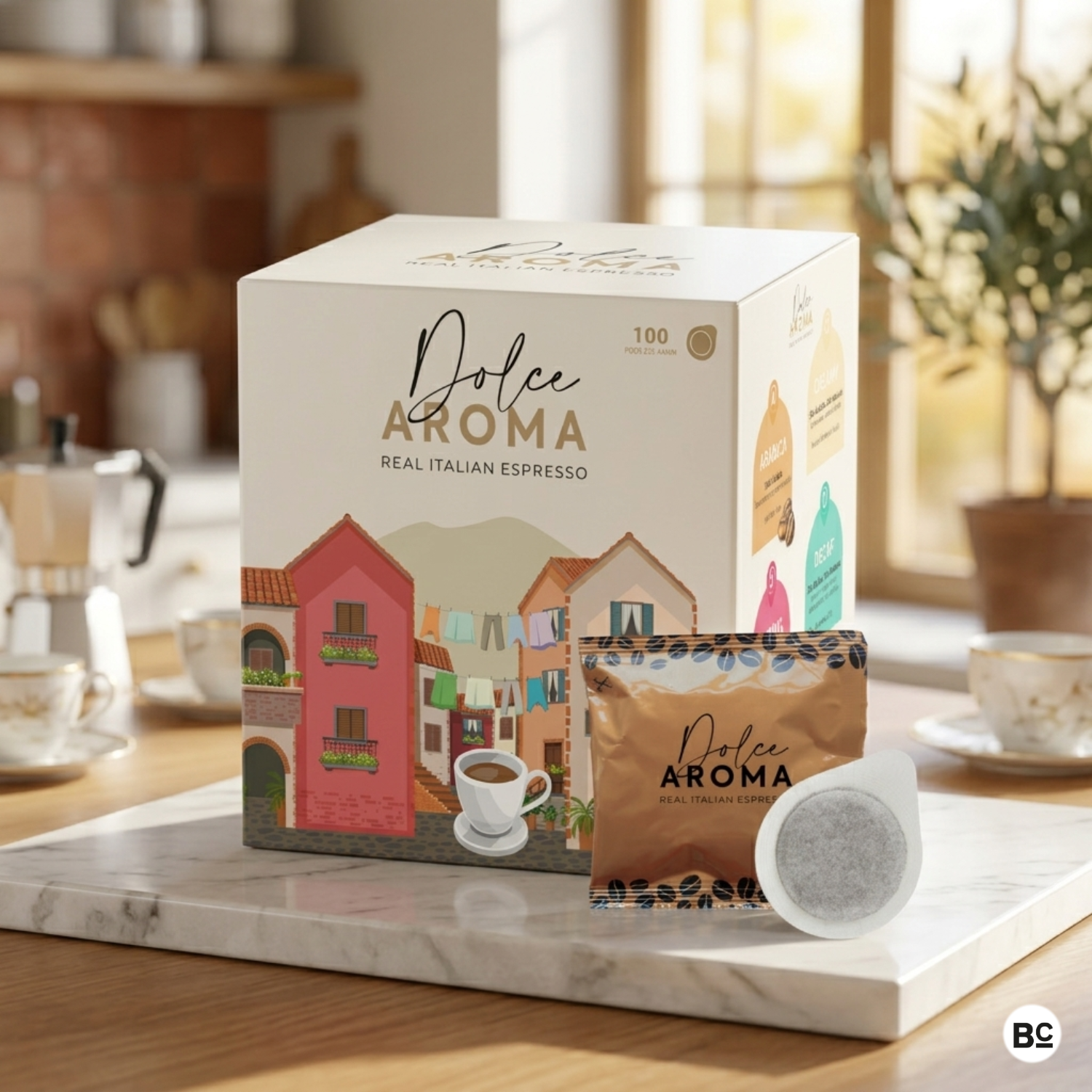 Dolce Aroma Coffee Creamy (100 ESE Pods)