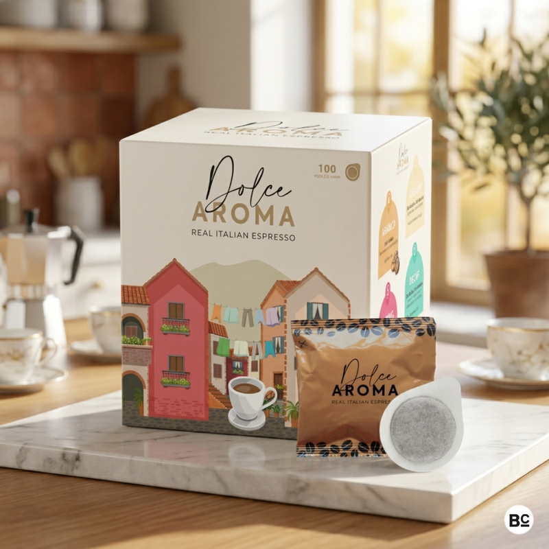 Dolce Aroma Coffee Creamy Lungo (100 ESE Pods)