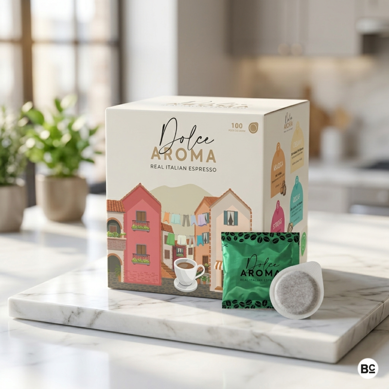 Dolce Aroma Coffee Decaf (100 ESE Pods)