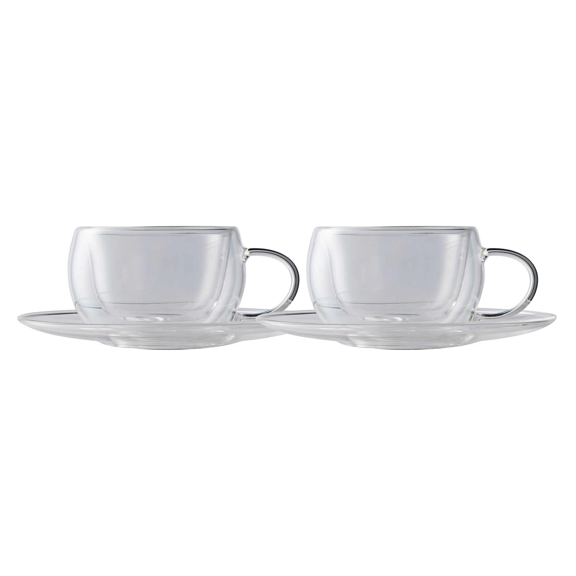 Double Wall Cup & Saucer 80ml (Set of 2)