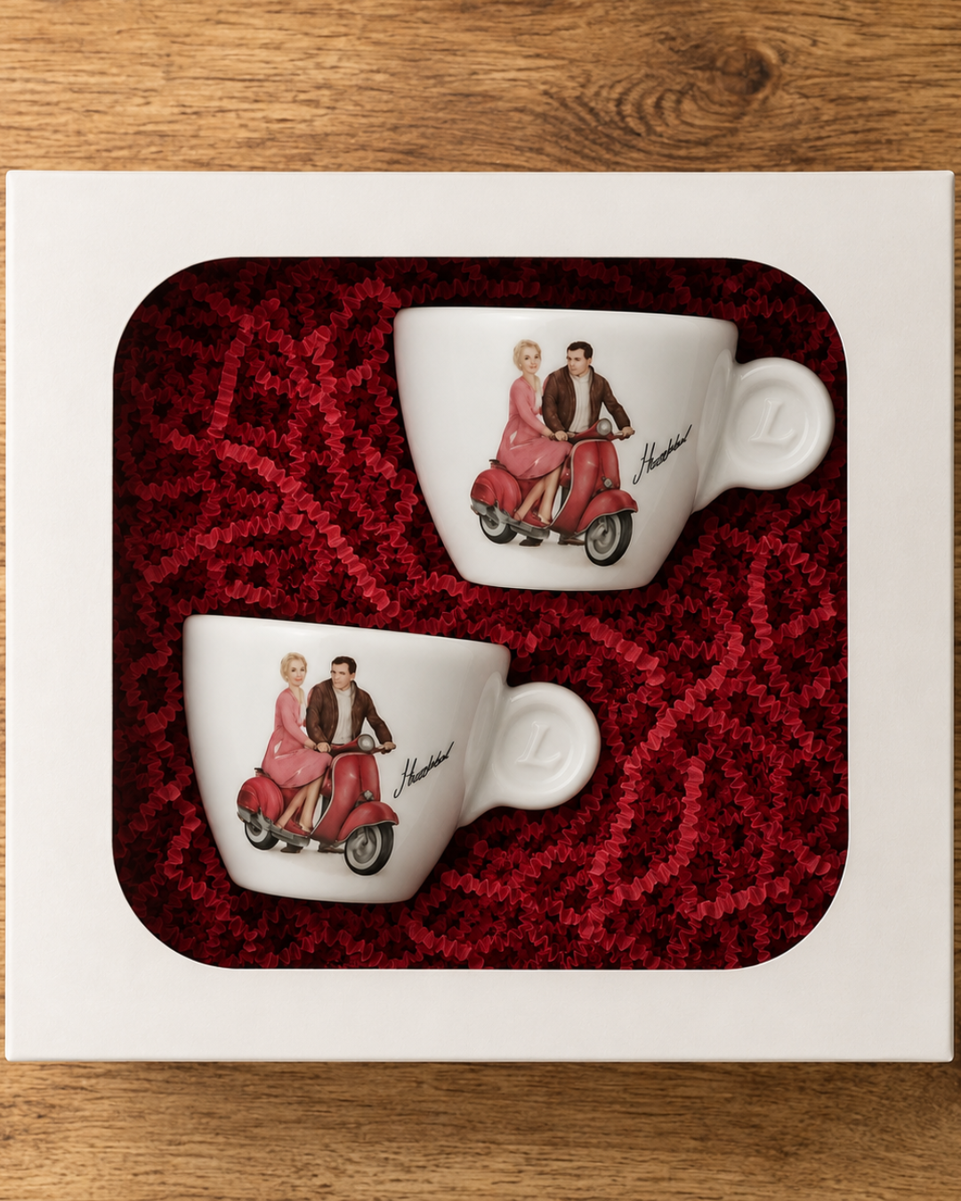 Lucaffe LucaLove Cup & Saucer (2pk)