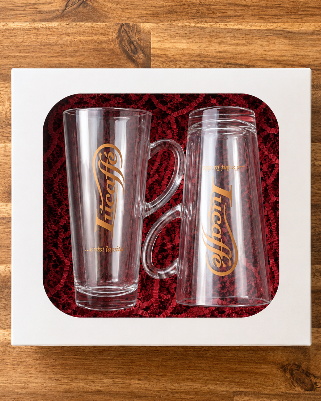 Lucaffe Latte Macchiato Cup Set (2pc)