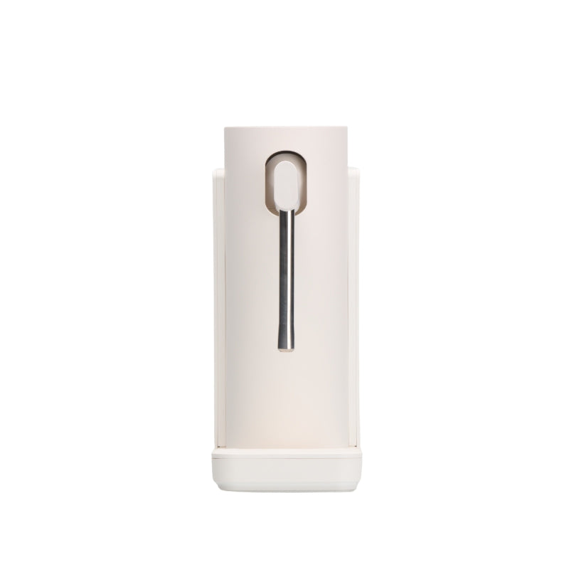Morning Dream smart milk steamer, white standalone body with stainless spout