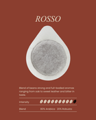 Coffee Pod Rosso (Naked Pods - 25 QTY Packs, not Individually Wrapped)