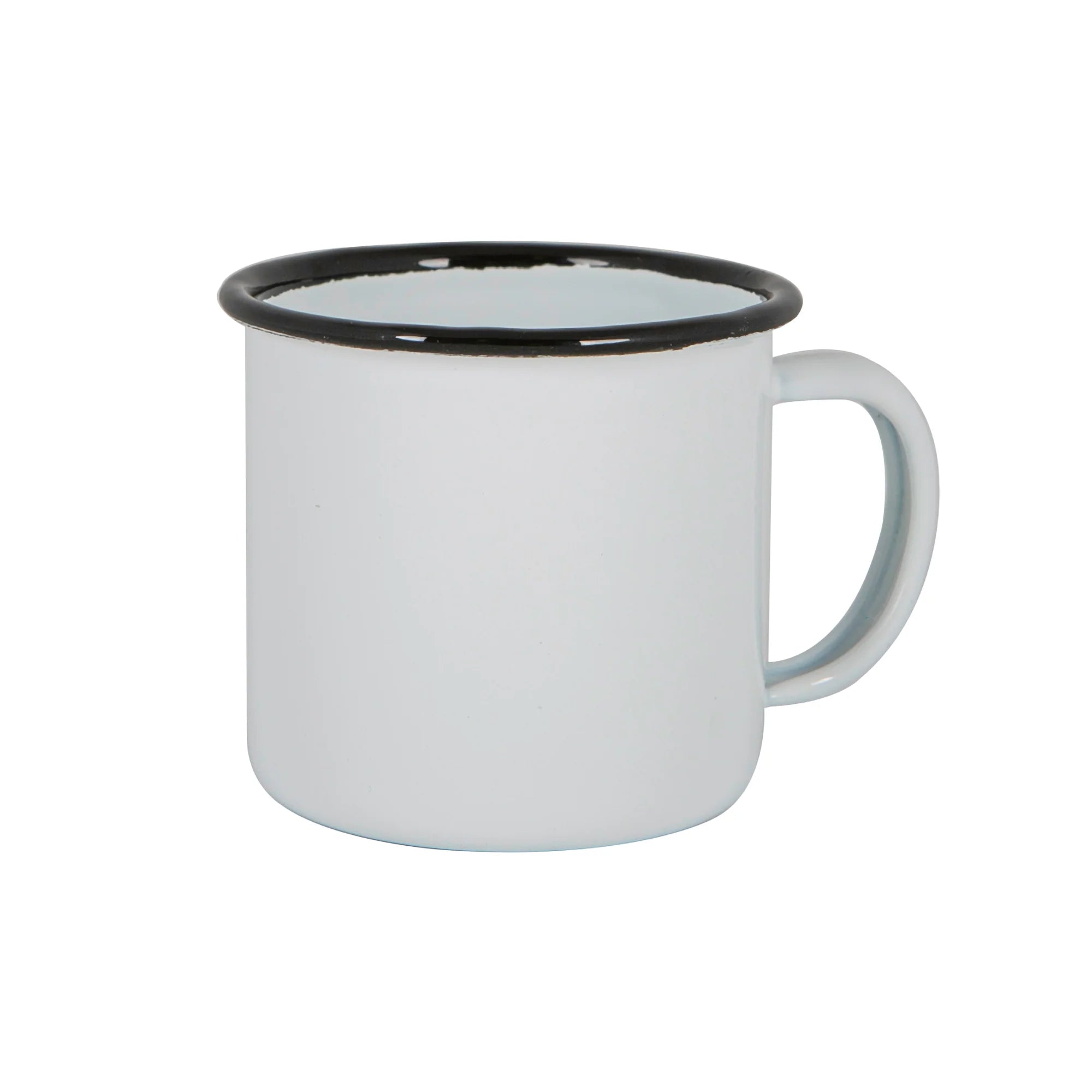 White Enamel Espresso Cup 130ml