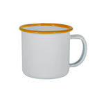 White Enamel Espresso Cup 130ml