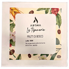 Herbal tea ESE pod sachet with Frutti di Bosco label and fruit leaf pattern
