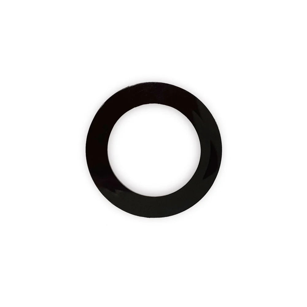 E.GO Spacer ring, dark circular washer with inner hole