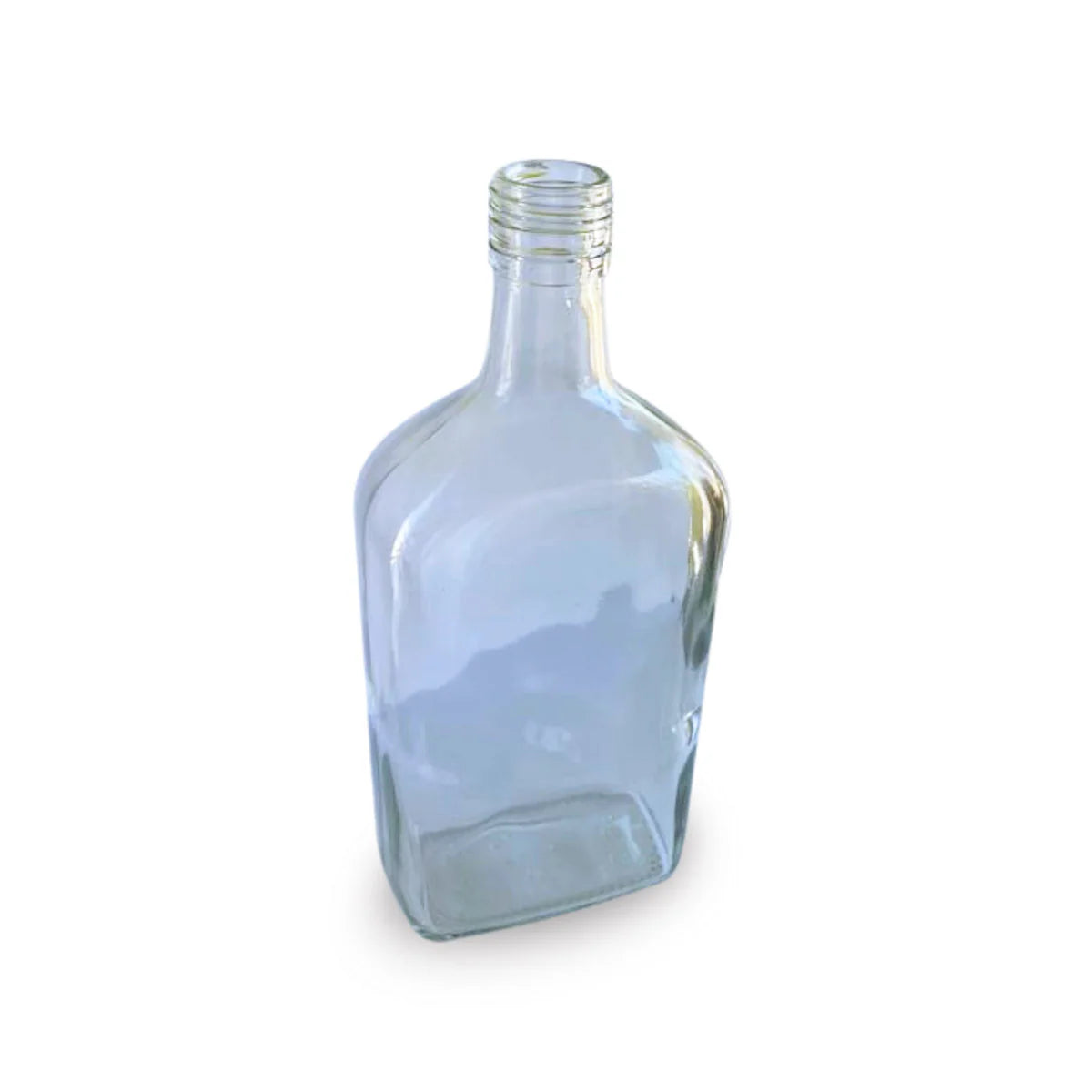 700ml clear glass bottle with narrow neck and screw top